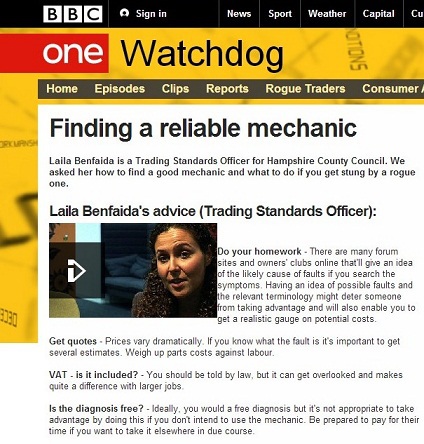 Trading Standards Officer Gives Tips on Choosing Mechanics in Perth