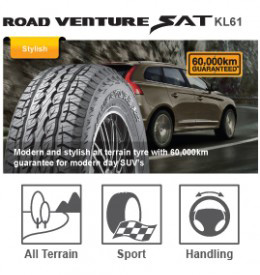 Kumho Road Venture SAT KL61 Modern High Performance Tyres Perth